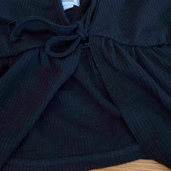 Garage Women’s Black Ruffle Tank Top Size XS - Picture 6 of 6